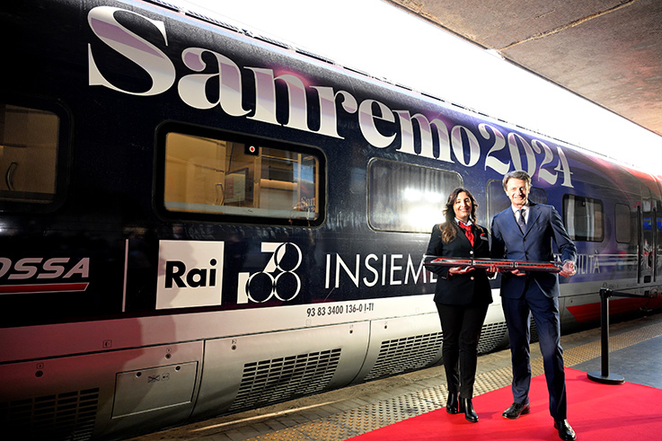 26Sanrem 2024 Frecciarossa e Rai insieme per la sostenibilita